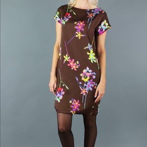 Marc Jacobs Brown Silk Dress Size 2